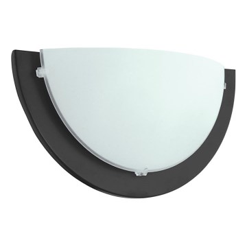 Eglo 181331 - Aplica de perete ICEBERG 1xE27/60W/230V neagră