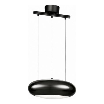 Eglo 18912 - Pendul pe cablu CARSICO 1xE27/60W/230V negru cromat