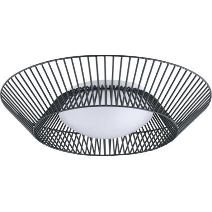 Eglo 200842 - Plafonieră LED PIASTRE, 8,2 W, 230 V, Ø 39 cm, negru