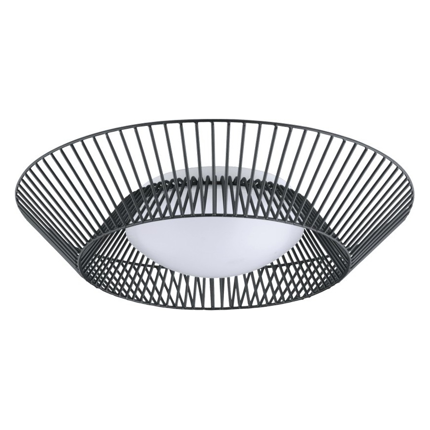 Eglo 200842 - Plafonieră LED PIASTRE, 8,2 W, 230 V, Ø 39 cm, negru