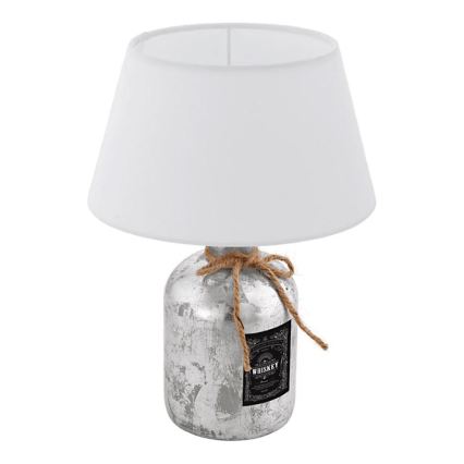 Eglo 202115 - Lampă de masă MOJADA 1xE27/40W/230V albă