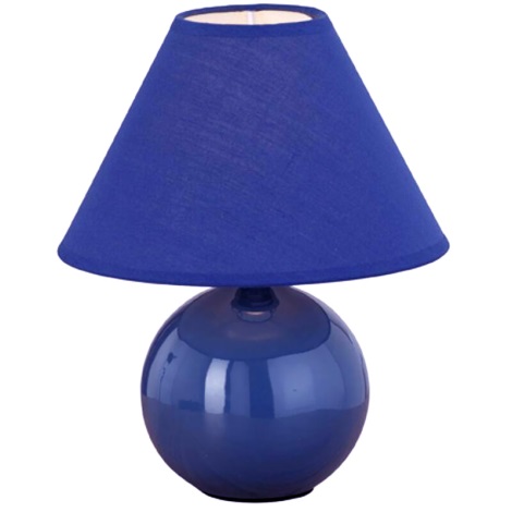 Eglo 23872 - Lampă de masă TINA 1xE14/40W/230V albastru