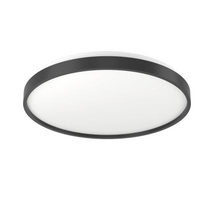 Eglo 300692 - Plafonieră LED RGBW dimmabilă MOZONCILLO-Z, 28,3 W, 230 V, 2700–6500 K, Ø 48,4 cm, negru + telecomandă