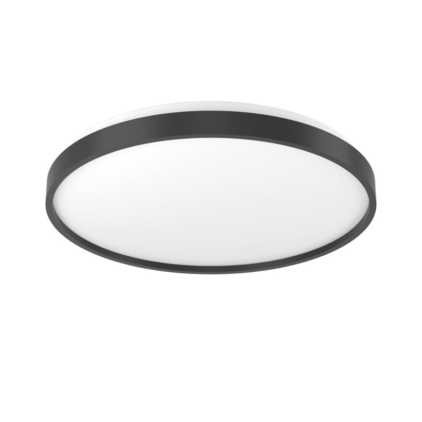 Eglo 300692 - Plafonieră LED RGBW dimmabilă MOZONCILLO-Z, 28,3 W, 230 V, 2700–6500 K, Ø 48,4 cm, negru + telecomandă