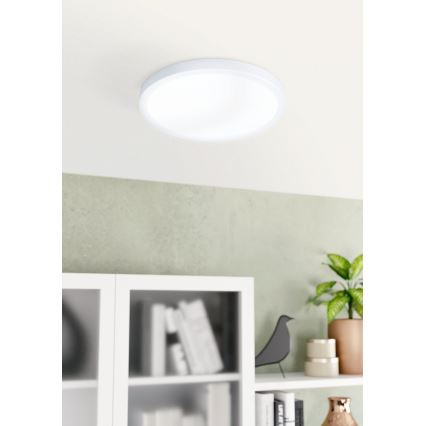 Eglo - Plafonieră LED pentru baie/20,5W/230V IP44 alb Ø 28,5 cm