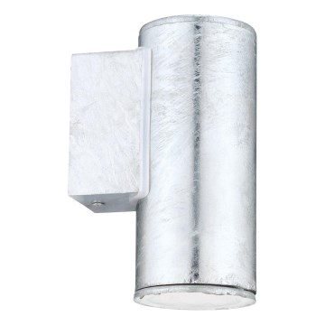 Eglo 30908 - Aplica LED de exterior RIGA 1xGU10/2,8W/230V IP44 argintie