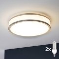 Eglo 31025 - LED plafonieră de baie PALERMO 2xE14/40W/230V IP44