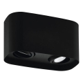 Eglo 31098 - Spot LED MENDOZA 2xLED/4,7W/230V 3000K, negru