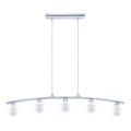 Eglo 31424 - Candelabru suspendat pe cablu ROSARNO 5xG9/33W/230V