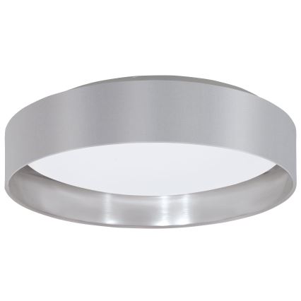 Eglo 31623 - Plafonieră LED MASERLO LED/16W/230V 3000K Ø 40,5 cm gri/argintiu