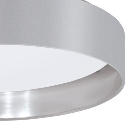 Eglo 31623 - Plafonieră LED MASERLO LED/16W/230V 3000K Ø 40,5 cm gri/argintiu