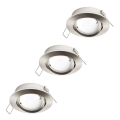 Eglo 31692 - SET 3x corpuri de iluminat LED încastrate TEDO 1xGU10/5W/230V
