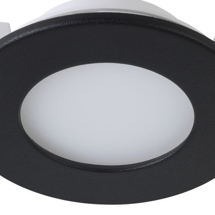 Eglo 31743 - Set de 3 spoturi LED reglabile pentru baie FUEVA-Z 1xLED/2,8W/230V 2700-6500 IP44 negru Ø 8,5 cm