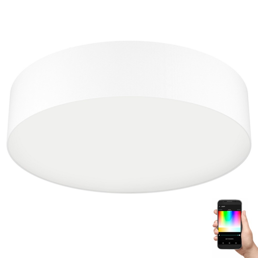 Eglo 31766 - LED RGBW Plafonieră reglabilă ROMAO-Z LED/35W/230V 2700-6500K Ø 57 cm albă