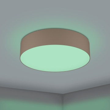 Eglo 31767 - Plafonieră LED RGBW reglabilă ROMAO-Z LED/35W/230V 2700-6500K Ø 57 cm taupe