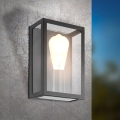 Eglo 31778 - Aplica de perete pentru exterior LED RGBW, dimabilă, ALAMONTE-Z, 4,9 W, 230 V, 3000 K, IP44, negru