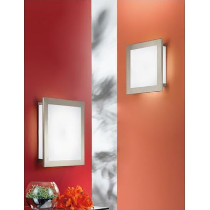 Eglo 31895 - Plafonieră AURIGA 4xE14/25W/230V 30x30 cm crom mat