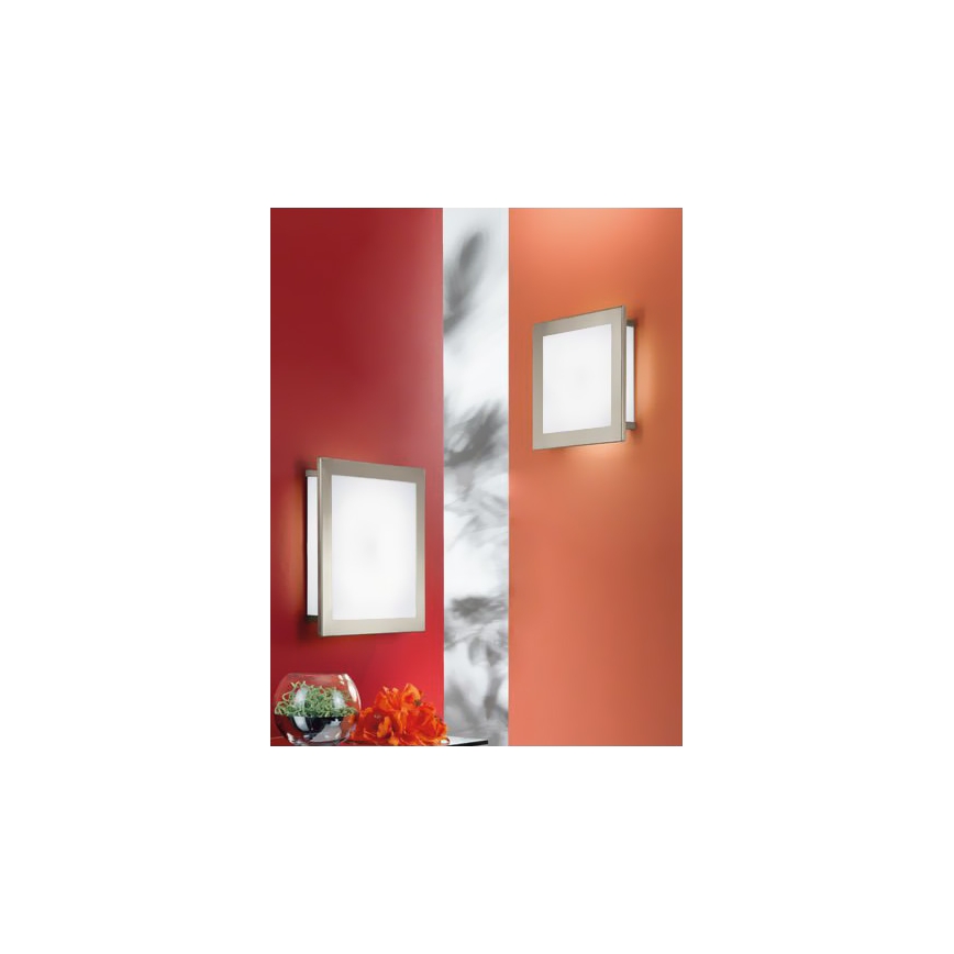 Eglo 31895 - Plafonieră AURIGA 4xE14/25W/230V 30x30 cm crom mat