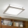 Eglo 31897 - Plafonieră AURIGA 4xE14/40W/230V 38,5x38,5 cm crom mat