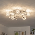 Eglo 32103 - Lustră aplicată VELAGO 5xG9/33W/230V crom lucios