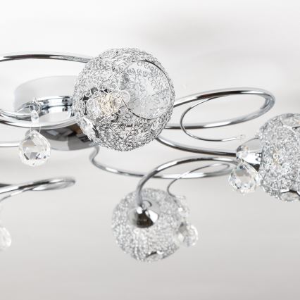 Eglo 32103 - Lustru aplicat LED VELAGO 5xG9/33W/230V crom lucios