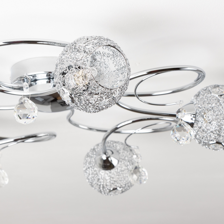 Eglo 32103 - Lustru aplicat LED VELAGO 5xG9/33W/230V crom lucios