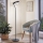 Eglo 32327 - Lampă de podea LED reglabilă RGBW MARGHERA-C LED/15,5W/230V 2700-6500K negru
