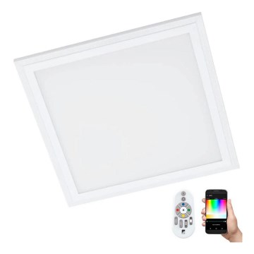 Eglo 32546 - Plafonieră LED RGBW reglabilă SALOBRENA-C LED/16W/230V 2700-6500K 30x30 cm alb