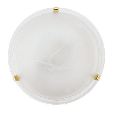 Eglo 32601 - Plafonieră LED SALOME, 11W, 230V, Ø 30 cm, auriu, sticlă alabastră