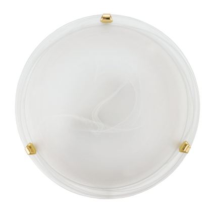Eglo 32601 - Plafonieră LED SALOME, 11W, 230V, Ø 30 cm, auriu, sticlă alabastră
