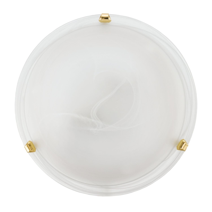 Eglo 32601 - Plafonieră LED SALOME, 11W, 230V, Ø 30 cm, auriu, sticlă alabastră