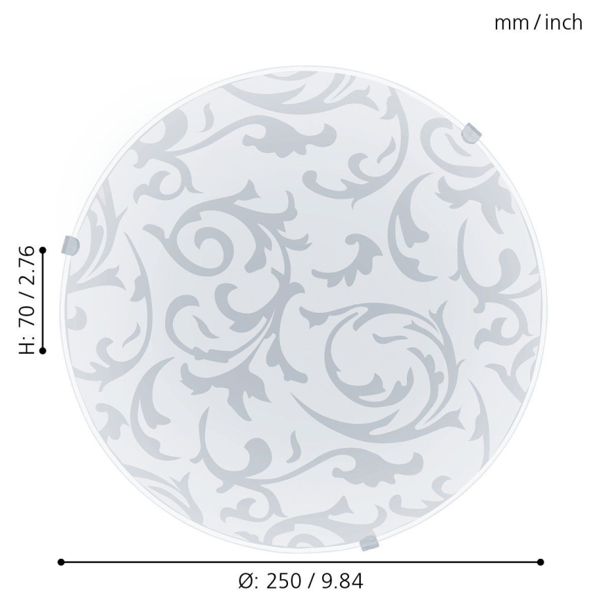 Eglo 32606 - Plafonieră LED MARS, 11 W, 230 V, Ø 25 cm