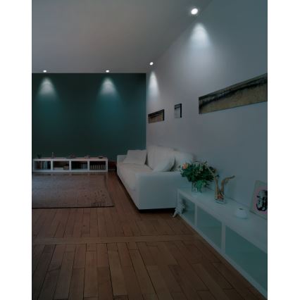 Eglo FUEVA-C – spot LED RGB încastrat, dimabil, 5,4 W, 230 V, Ø 12 cm