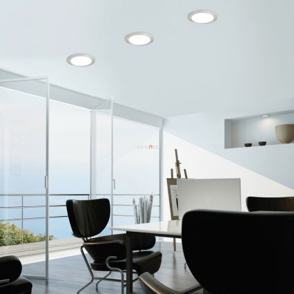 Eglo - Corp de iluminat încastrat LED RGB reglabil FUEVA-C LED/10,5W/230V Ø 17 cm