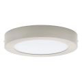 Eglo 32816 - Plafonieră LED dimmabilă FUEVA LED/17W/230V 3000-6500K Ø 22,5 cm crom mat + cu telecomandă