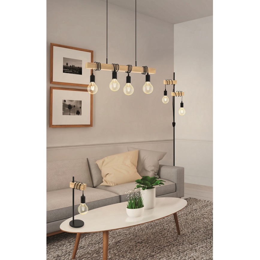 Eglo - Lampadar TOWNSHEND 2xE27/10W/230V