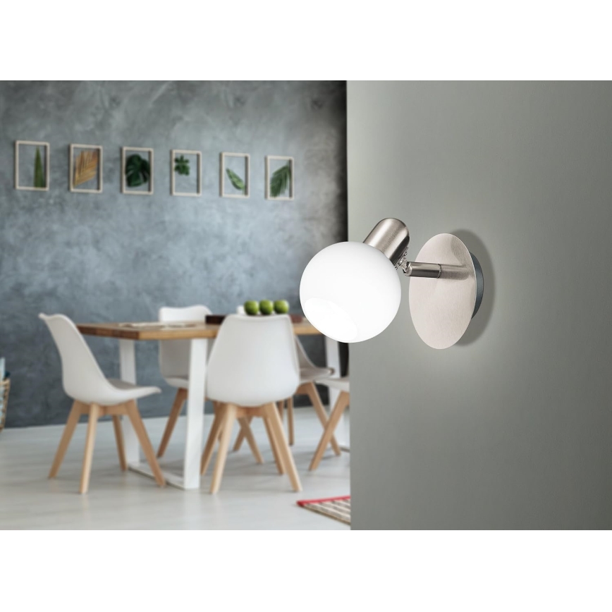 Eglo 32925 - Aplica spot LED reglabilă COMBA 1xE14/6W/230V crom mat