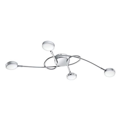 Eglo 32996 - Lustră aplicată SALTO 4xLED/5,4W/230V, crom lucios