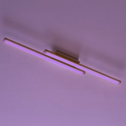 Eglo 33229 - Lustră LED RGBW dimmabilă aplicată FRAIOLI-C LED/34W/230V 2700-6500K crom mat