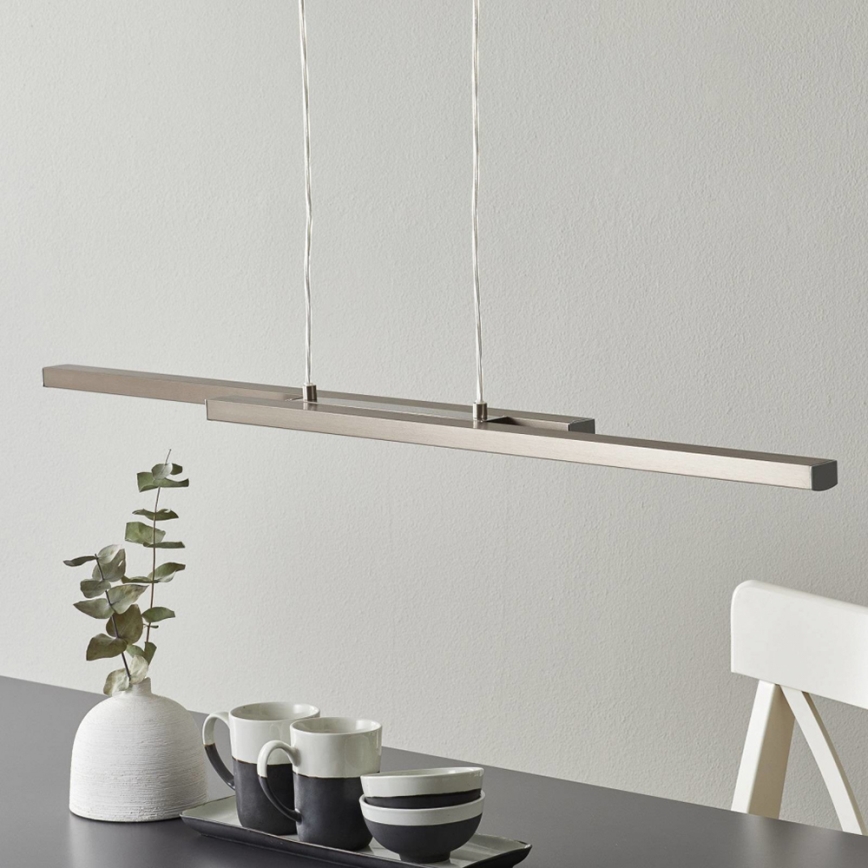 Eglo 33232 - Lustră dimerizabilă suspendată pe cablu LED RGBW FRAIOLI-C LED/34W/230V crom mat