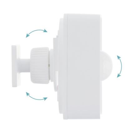 Eglo 33236 - Senzor exterior de mișcare și crepuscular CONNECT SENSOR, 3xAA, 12 m, alb, IP44