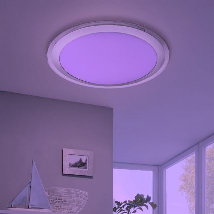 Eglo 33255 - Lampă de tavan LED RGBW dimabilă COMPETA-C LED/17W/230V 2700-6500K Ø 43 cm