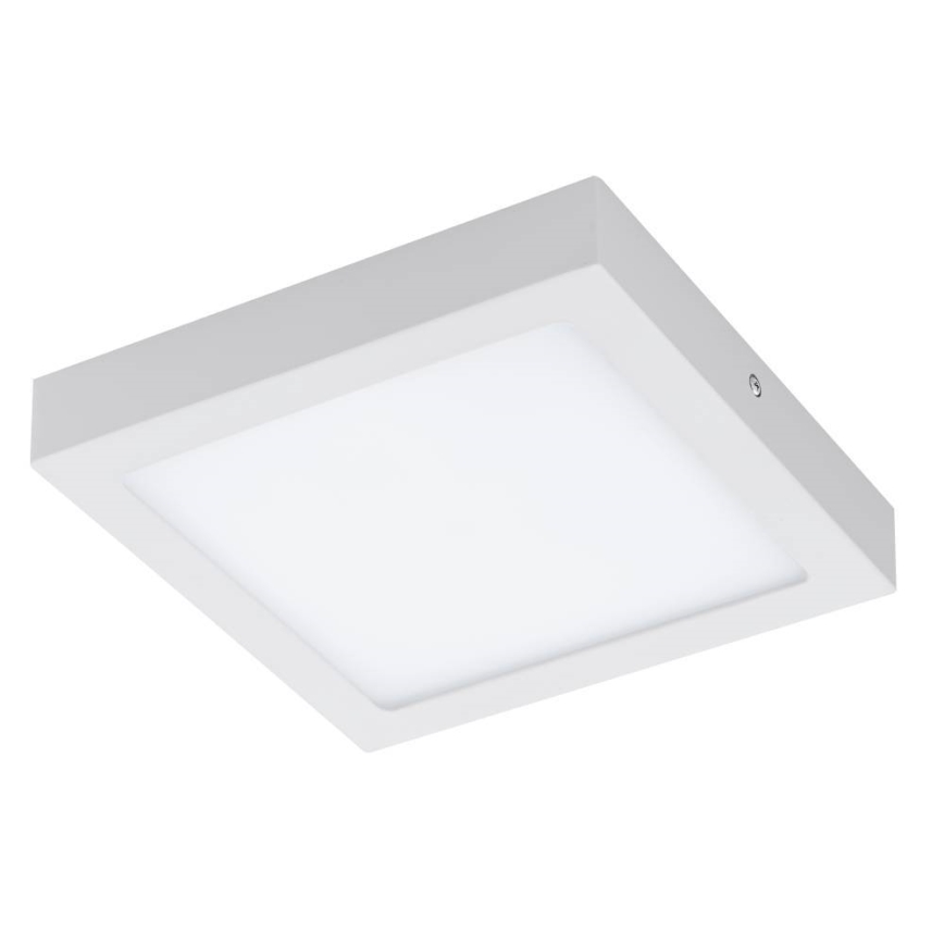 Eglo 33316 - Plafonieră LED RGBW dimabilă FUEVA-C, LED/15,6W/230V, 2700-6500K, 22,5x22,5 cm, alb