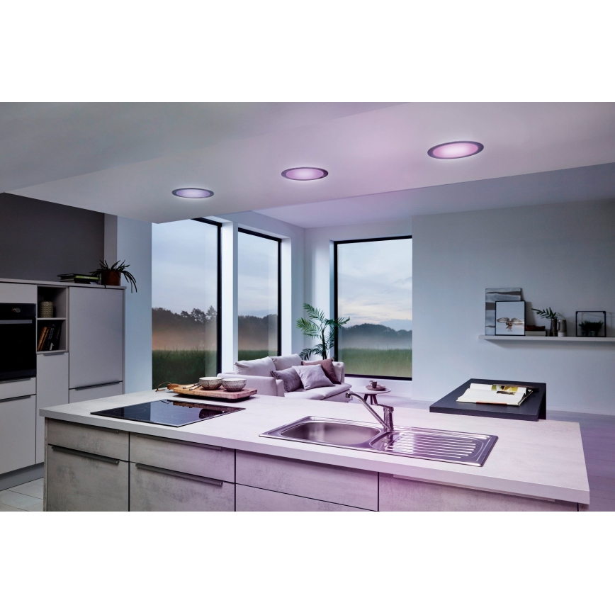 Eglo 33317 - Spot încastrat LED RGBW dimmabil FUEVA-C LED/15,6W/230V 2700-6500K Ø 22,5 cm