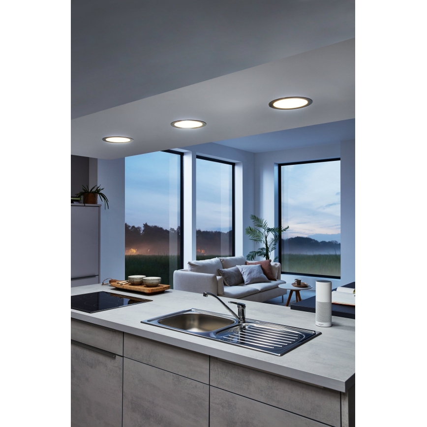 Eglo 33317 - Spot încastrat LED RGBW dimmabil FUEVA-C LED/15,6W/230V 2700-6500K Ø 22,5 cm