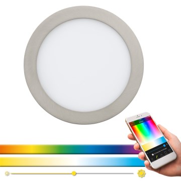 Eglo 33317 - Spot încastrat LED RGBW dimmabil FUEVA-C LED/15,6W/230V 2700-6500K Ø 22,5 cm