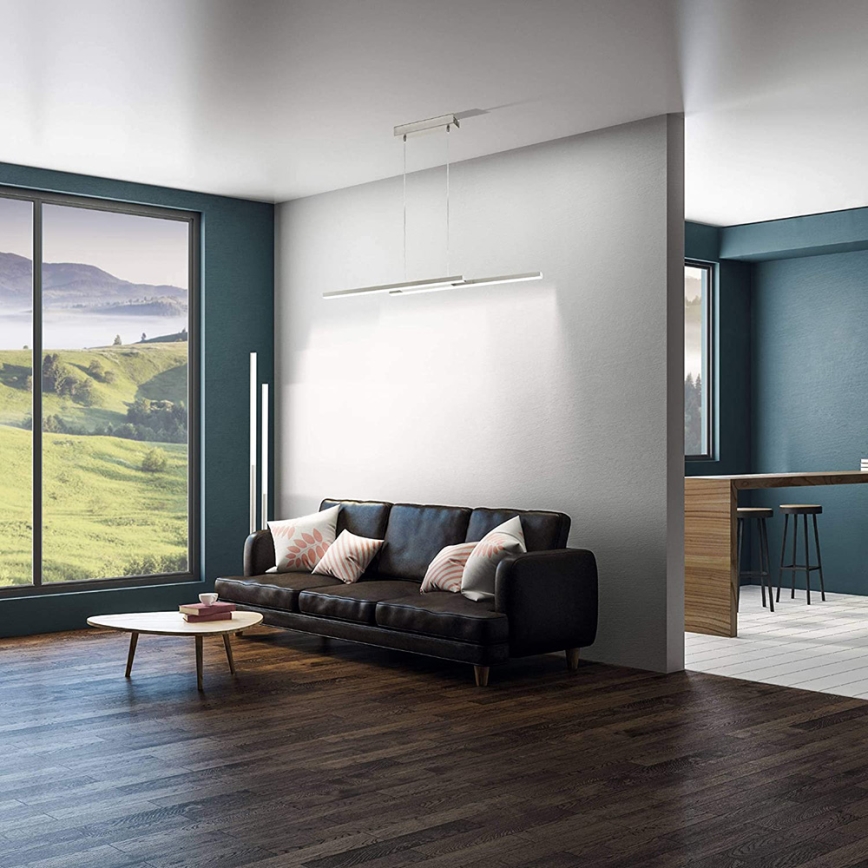 Eglo 33323 - Lampă de podea LED RGBW reglabilă FRAIOLI-C LED/34W/230V 2700-6500K crom mat