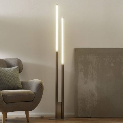 Eglo 33323 - Lampă de podea LED RGBW reglabilă FRAIOLI-C LED/34W/230V 2700-6500K crom mat