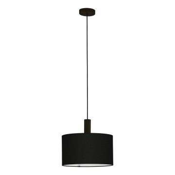 Eglo 33354 - Pendul AMANI pe cablu 1xE27/60W/230V Ø 38 cm negru