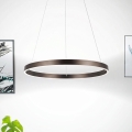 Eglo 33483 - Pendul LED suspendat pe cablu ALCAZABA 2xLED/18W/230V 3000K Ø55 cm, bronz